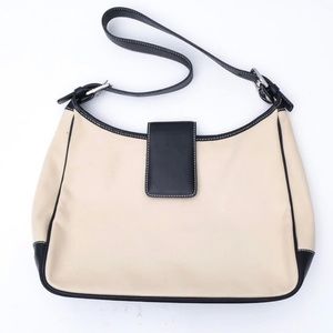 Coach Canvas Ivory Hand Bag Purse